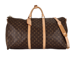 Keepall Bandouliere 60, Coated Canvas, Monogram, MB0021, S/C/K/LT, 3*